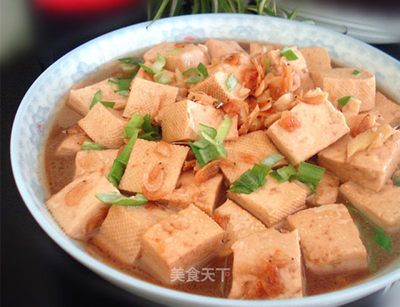 豆腐虾皮的做法