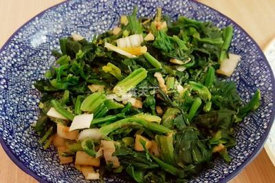 菠菜和韭菜能一起炒吗