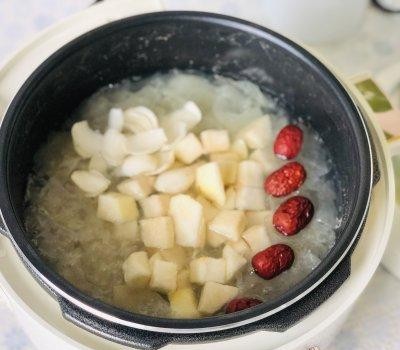高压锅银耳汤的做法