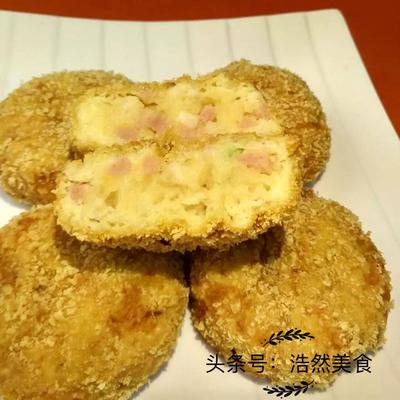 炸土豆泥饼的做法