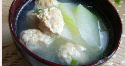 肉圆冬瓜汤的做法