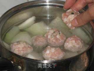 肉圆冬瓜汤的做法