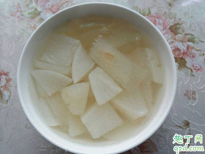 白萝卜水加冰糖的功效