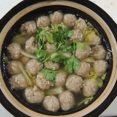 鸡肉萝卜丸子