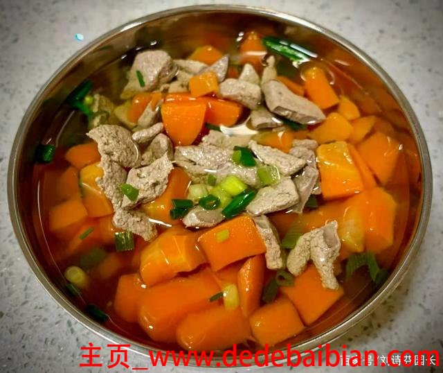 胡萝卜猪肝汤的功效