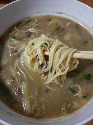 豆角汤面条怎么做好吃