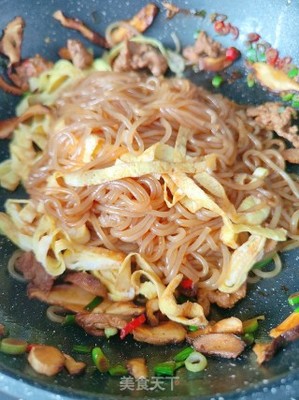 炒粉丝的做法
