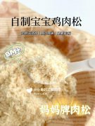 8个月宝宝肉松做法大全_怎么做好吃_图片
